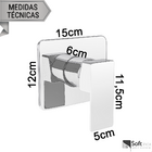 Acabamento Monocomando Cromado Padrão Deca