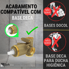 Acabamento Monocomando Cromado Padrão Deca