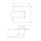 Acabamento Monocomando De Chuveiro Dax Iguaçu Cromado Dax-499