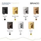 Acabamento Monocomando De Chuveiro Dourado