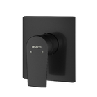 Acabamento Monocomando De Chuveiro Preto Fosco