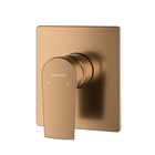 Acabamento Monocomando De Chuveiro Rose Escovado