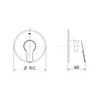 Acabamento Monocomando Docol Chess 934906 Cromado