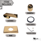 Acabamento Monocomando Gold