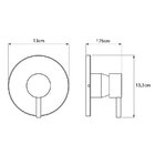 Acabamento Monocomando Link Para Chuveiro E Banheira Deca Com