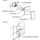 Acabamento Monocomando Para Chuveiro/banheiro/ducha Higiênica