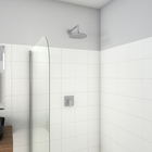 Acabamento Monocomando Chuveiro Grafite Escovado Base Deca Fani