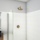 Acabamento Monocomando Chuveiro Ouro Velho Base Deca Fani