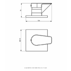 Acabamento Monocomando Para Chuveiro - Preto Fosco- Led