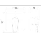 Acabamento Monocomando para Ducha 1/2" Lift Ônix Docol