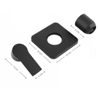 Acabamento P/ Registro Monocomando Base Deca Black Matte