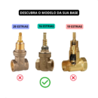 Acabamento P/ Registro Quadrado 1/2 Ou 3/4 Padrão Deca Preto