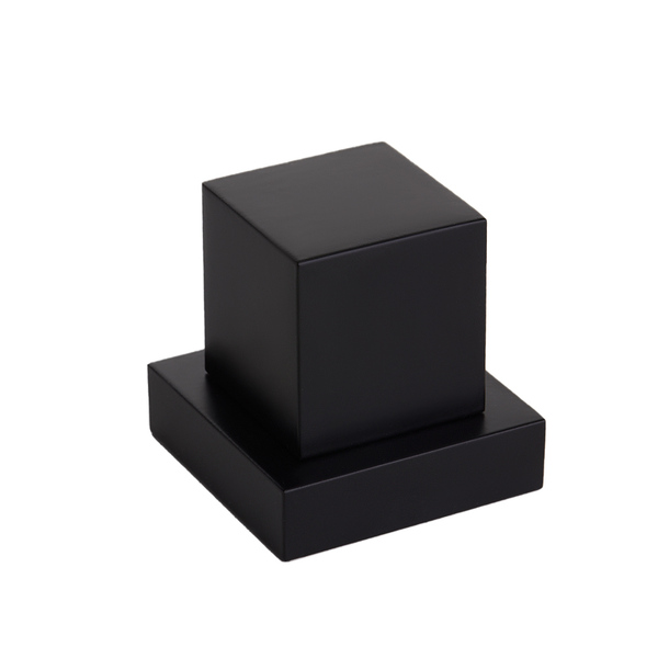 Acabamento P/ Registro Quadrado 1/2 Ou 3/4 Padrão Deca Preto