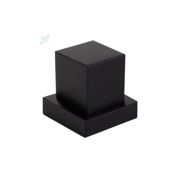 Acabamento P/ Registro Quadrado 3/4 Padrão Deca Pvc Preto