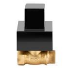 Acabamento P/ Registro Quadrado Preto Abs Padrão Docol 3/4