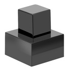 Acabamento P/ Registro Quadrado Preto Abs Padrão Docol 3/4