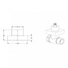 Acabamento P/registro Deca Quadrado 1/2, 3/4 Abs