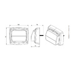 Acabamento P/válvula De Descarga Hydra Max Cromado