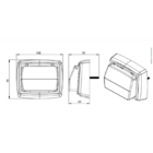 Acabamento P/válvula De Descarga Hydra Max Cromado