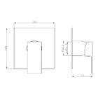 Acabamento Para Base Monocomando Chuveiro Deca Crome Cromado
