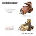 Acabamento Para Base Monocomando Chuveiro Deca Crome Cromado