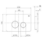Acabamento Para Caixa De Descarga Embutida Docol Salvágua 949