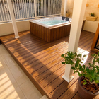 Acabamento para Deck em Plstico 240x5cm Itauba Rstico In Brasil