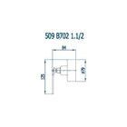 Acabamento Para Registro 1.1/2 Polegada Living Clássica Bruta
