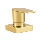 Acabamento Para Registro Banheiro Alavanca Quadrado Dourado B