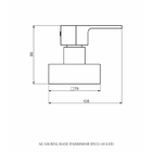 Acabamento Para Registro Base Deca 1.1/4 E 1.1/2 (grande) Dou