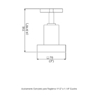 Acabamento Para Registro Base Deca 1.1/4 E 1.1/2 (grande) Qua