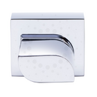 Acabamento para Registro Base Deca Quadrado Gota Cromado Até