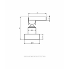 Acabamento Para Registro - Base Docol (dn-20-25) Grafite Fosc
