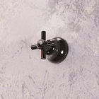 Acabamento Para Registro Blukit C37 Preto