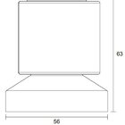 Acabamento Para Registro Blukit C40 Branco