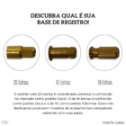 Acabamento Para Registro Blukit C40 Preto