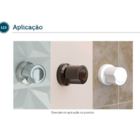 Acabamento Para Registro Blukit C40 Preto