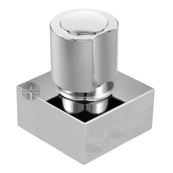 Acabamento para Registro C40 com Volante de Metal e Canopla Q