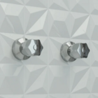 Acabamento para Registro C50 Padrão Deca com Volante de Metal