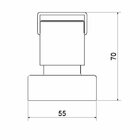 Acabamento Para Registro C 44 1/2" 3/4" 1" Meber Metais
