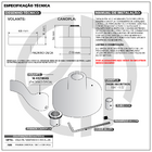 Acabamento Para Registro Chuveiro Banheiro 50mm 1.1/4" 1.1/2"