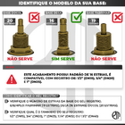 Acabamento Para Registro Chuveiro Banheiro Alavanca Aço Escov