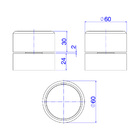 Acabamento Para Registro De Gaveta Deca You 4900.bl104.pq.mt