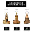 Acabamento Para Registro De Metal Preto Fosco