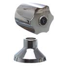 Acabamento Para Registro De Pressão E Gaveta Metal Cromado 1.