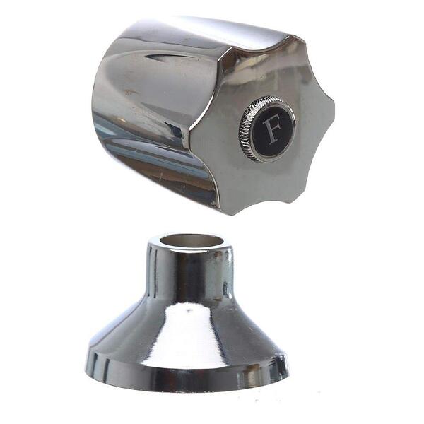 Acabamento Para Registro De Pressão E Gaveta Metal Cromado 1.