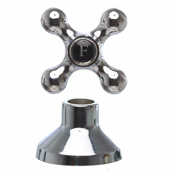 Acabamento Para Registro De Pressão E Gaveta Metal Cromado 1/