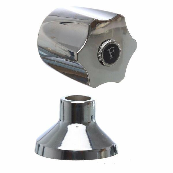 Acabamento Para Registro De Pressão E Gaveta Metal Cromado 1.