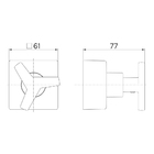 Acabamento Para Registro Docol City 877543 Para Base Deca 1/2