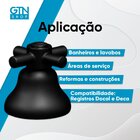 Acabamento Para Registro Docol/deca Abs 091704 Blukit C-37 Pr